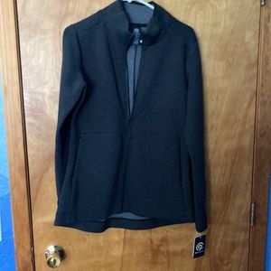 Black Athletic Zip-up